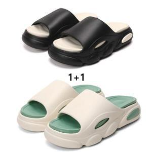 남성일반/사무용슬리퍼/SUNSTORE 1+1 발이편한 족저근막염슬리퍼 지압 층간소음