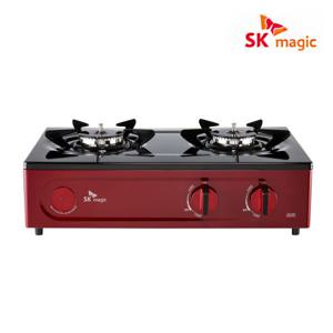 NEW 에코 2구 가스레인지 프리스탠딩 레드와인 GRA-C290R