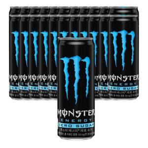 코카콜라음료 몬스터 에너지 제로 슈거 355ml 24개