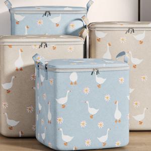 1+1+1 대용량 이불정리함 옷 이불 수납 리빙박스 100L 1+1+1행사 중