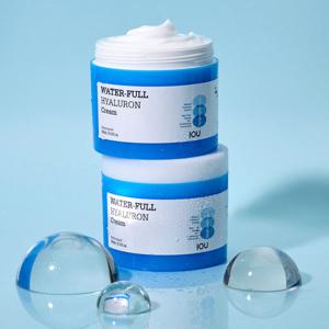 아이오유 워터풀 히알루론산 수분 크림 300ml 1+1 / 대용량 수분 보습 진정 미백 주름개선 화장품