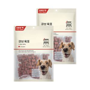 무마진 큐브육포 치킨 대용량 800g x 2개