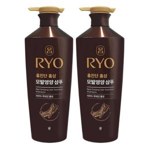 려 홍진단 홍삼 모발영양 샴푸 820ml x2