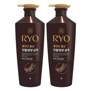 려 홍진단 홍삼 모발영양 샴푸 820ml x2