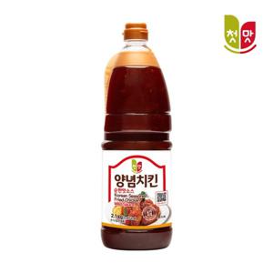 첫맛 양념치킨소스 순한맛 2.1kg 청우 옛날통닭 간단 치킨양념