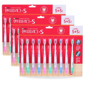 부광약품 안티프라그S 칫솔 초극세모 30개(10p x3개)