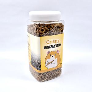 크리스피 통통 건조 밀웜 150g 햄스터 고슴도치 간식 사료   건조밀웜 앵무새간식 햄스터간식 밀웜
