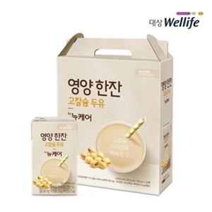 대상웰라이프 뉴케어 영양한잔 고칼슘 두유 식이섬유 비타민D 150ml x 24팩