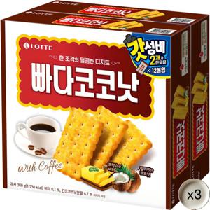 롯데 빠다코코낫 600g 벌크 3개