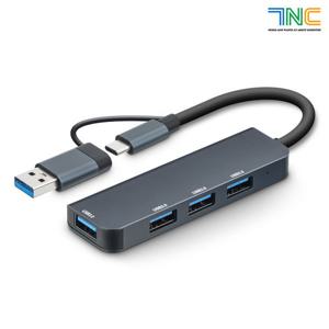 7NC USB 허브 C타입 멀티 연결 포트 노트북 타입 커넥터 컴퓨터 확장 분배기 NCH-701