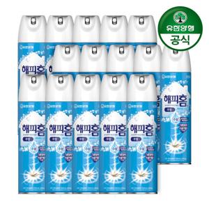 해피홈 에어로솔 수성 무향 500ml x 15개 /뿌리는 모기약/모기퇴치/살충/해충/벌레약