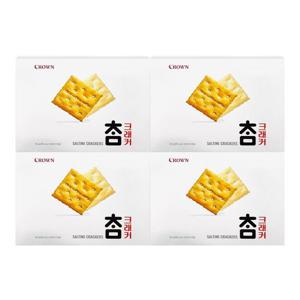 (신세계라이브쇼핑)크라운 참크래커 280g 4개