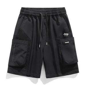 지프스피릿 JEEP SPIRIT  여름 트레이닝 반바지 와이드 스트레이트 팬츠 남녀 패션 K185