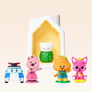 코코지 하우스와 캐릭터 이야기 세트 (핑크퐁+아기상어+뽀로로+타요)