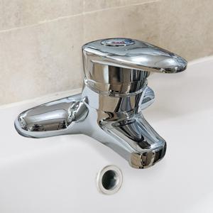 세면기 수전 돌핀스 DL 403 수도꼭지 투홀