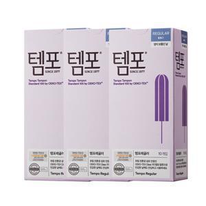 템포 탐폰 오리지널 레귤러 10P x 3팩