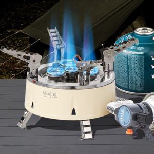 야외용강염스토브 부탄가스버너 고화력 휴대용파워 소형버너