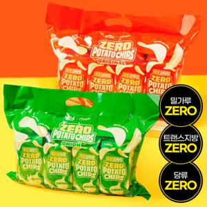 제로 감자칩 오리지날/어니언 (35gx8봉) 대용량 과자 트랜스지방제로 글루텐프리