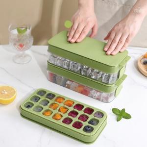 1+1+1 원터치 얼음트레이 21구 얼음보관통 아이스큐브 아이스제빙기/아이스/몰드