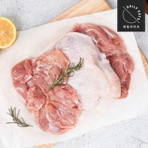 데일리이츠 뼈없는 순살 닭다리살 2KG 정육