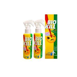 비오킬 95ml x 2개 집 진드기 배드버그 베드버그 약 모기 침대 퇴치제 기내용 동남아 유럽 여행용 휴대용