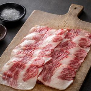 한우 1등급+ 차돌박이 200g / 소고기 구이용 쇠고기 선물용