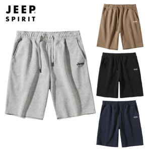JEEP SPIRIT 지프 남성용 5부 반바지 캐주얼 트레이닝 팬츠