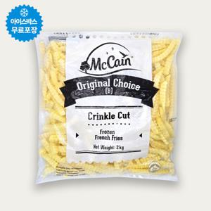 맥케인 크링클 컷 2kg 줄무늬감자튀김 주름감자튀김