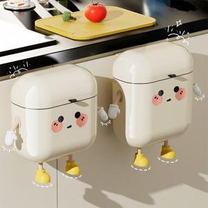 주방 음식물 냄새차단 걸이식 쓰레기통 욕실 공중부양 휴지통 싱크대 쓰레기통