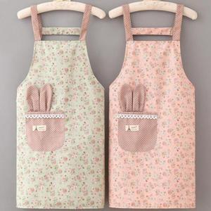 1+1+1 쿠킹 앞치마 린넨 플라워 방수 앞치마 주방 유치원 공방 카페 앞치마 1+1+1행사중