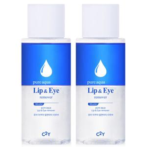 C2Y 아쿠아 립앤아이리무버 대용량 메이크업 클렌징 리무버 300ml 2개
