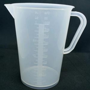 계량컵 비이커 용량 1L리터 측정하기좋은플라스틱비커 실험실습용 편리하게 사용하는 플라스틱계량컵