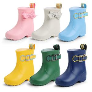 아동장화 리본 버클 레인부츠 유아 어린이 남아 여아