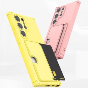 갤럭시 카드 2장 수납 컬러 범퍼 젤리 케이스 S25 플러스 울트라 S24 FE S23 S22 S21 A34 A24 A32 A35 A15