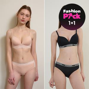 (패션픽) (15%+5%중복쿠폰) Wonderbra 스포츠 아웃밴드 노와이어 브라팬티 4종세트 택 1