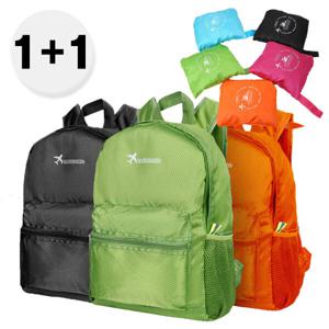 1+1 남여공용 여행용 접이식 백팩 등산가방 가방 (5color)