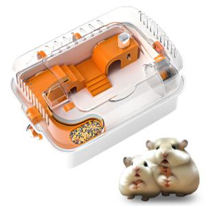 투명 햄스터집 하우스 대형케이지 단층 복층형