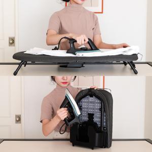 (혁신템 특가) 가담다 접이식 스팀 좌식 플립 다리미판 높은 열전도 알루미늄 커버 폴딩 포켓 휴대용다림판