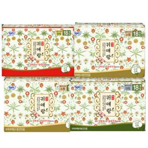 쏘피 바디피트 귀애랑 울트라날개 18px3팩+증정4p 소형 중형 대형 오버나이트 안심숙면 슈퍼롱 모음전