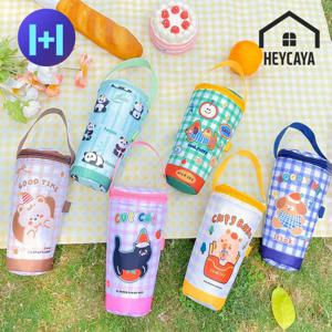 1+1 테이크아웃 보냉파우치 컵 텀블러 보냉백 빨대홀더