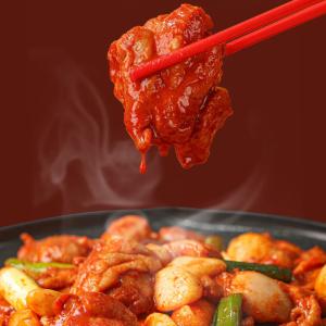 닭친자들 통마늘 닭갈비 550g+얼얼 마라 닭갈비 500g 캠핑요리 밀키트 순살닭갈비 양념닭갈비 분모자 덤증정