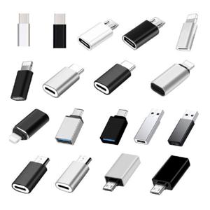 메탈 변환젠더 C타입 5핀 8핀 USB 3.0 OTG 갤럭시 아이폰 젠더
