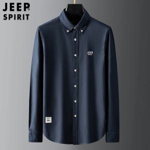 JEEP 남성 긴팔 비즈니스 캐주얼 셔츠
