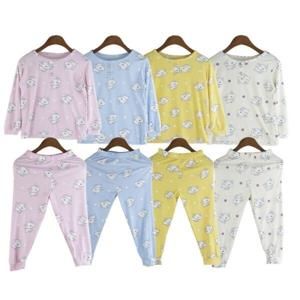 1+1 봄 가을 어린이 짱구 긴팔 잠옷 세트 실내복 흰둥이 홈웨어 키즈 아동 유아 초등 학생 간절기 환절기