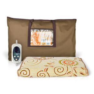 대형 전기 찜질매트 120cm 온열찜질기 찜질기 온도조절 타이머기능 4선식 KC인증 안전설계