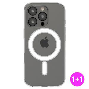 1+1 아이폰 맥세이프 투명케이스 젤리 범퍼 하드 16 15 14 13 12 미니 플러스 프로 맥스 마그네틱 강력자력