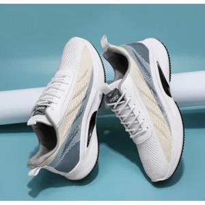 1+1남성용 통기성 플라잉 우븐 러닝화 메시 캐주얼 운동화