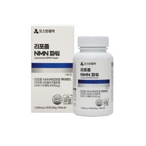 오스틴제약 리포좀 NMN 파워 1000mg x 90정 3개월분 / 항노화 활력 에너지 NAD+ 부스터 영양제