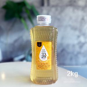 효도선물 국내산 사양벌꿀 2kg 2병 탄소동위원소비 22.5% 초과 꿀 한가위 1+1 증정행사
