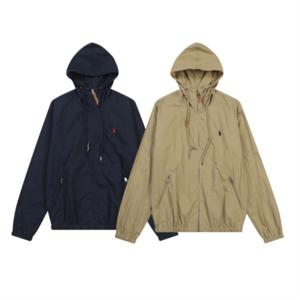 폴 로 후드 스트링 점퍼 트렌치 남녀공용 심플 코디 코트